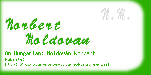 norbert moldovan business card