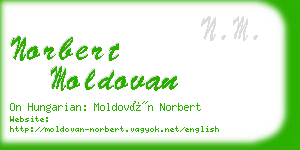 norbert moldovan business card